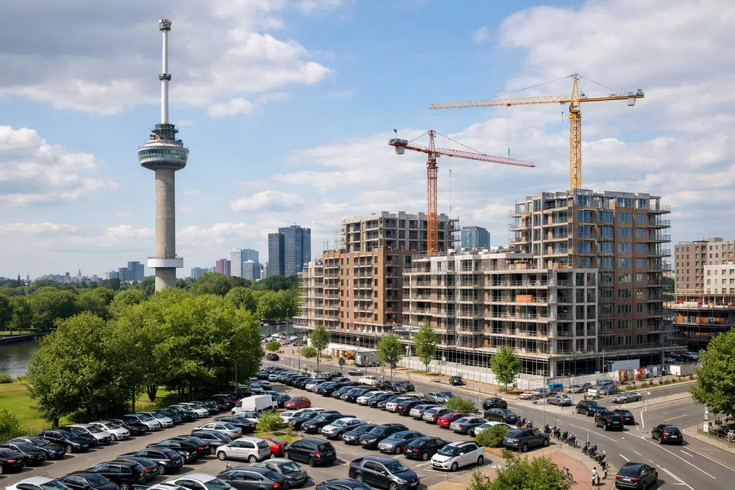 650 woningen gepland naast Euromast ondanks bezwaren over parkeerdruk