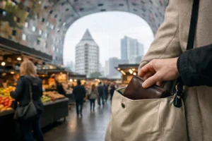 Diefstal van portemonnee in Rotterdamse Markthal
