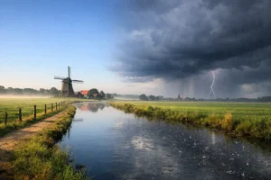 Droog in de ochtend maar buien in de middag verwacht