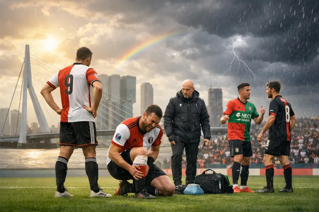 Feyenoord krijgt zware opdracht tegen NEC te midden van blessurezorgen