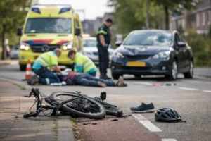 Fietser gewond bij ongeval met auto in Berkel en Rodenrijs