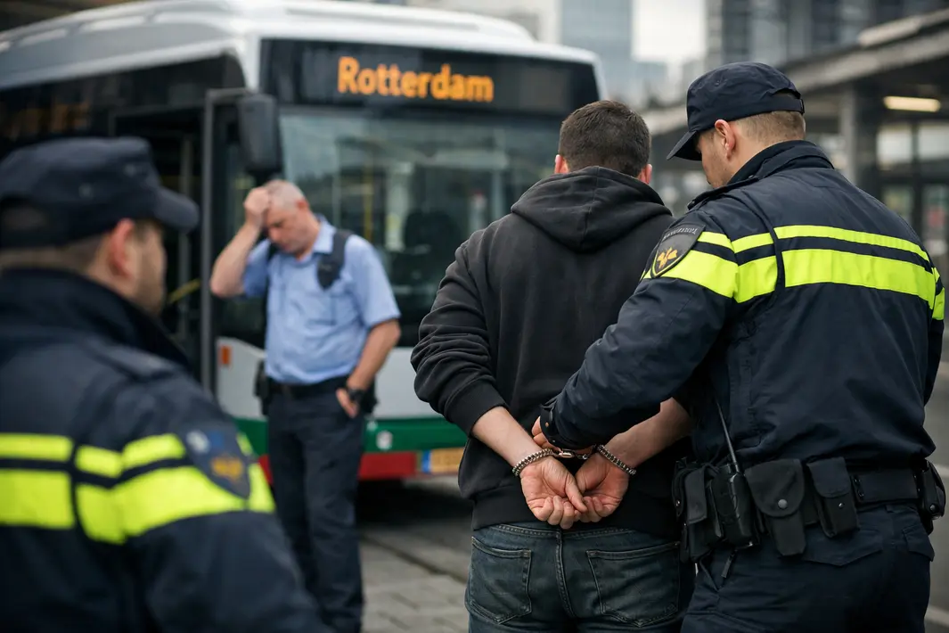 Man aangehouden na mishandeling van Rotterdamse buschauffeur