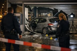 Politie zoekt getuigen na ramkraak in Rotterdam met auto uit Overschie