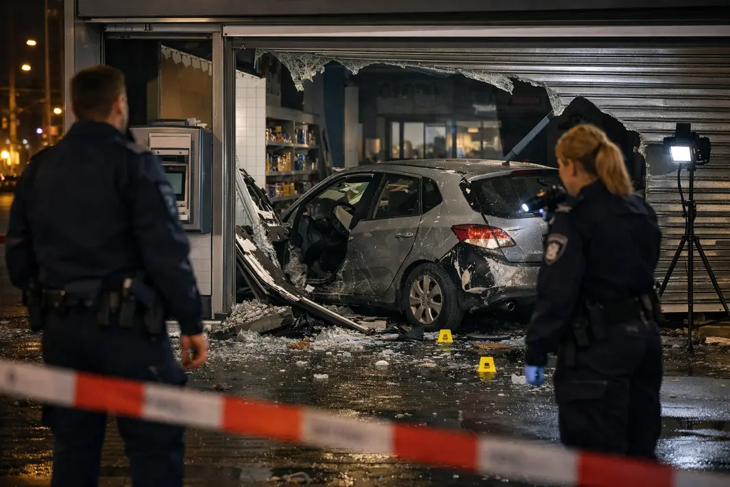 Politie zoekt getuigen na ramkraak in Rotterdam met auto uit Overschie