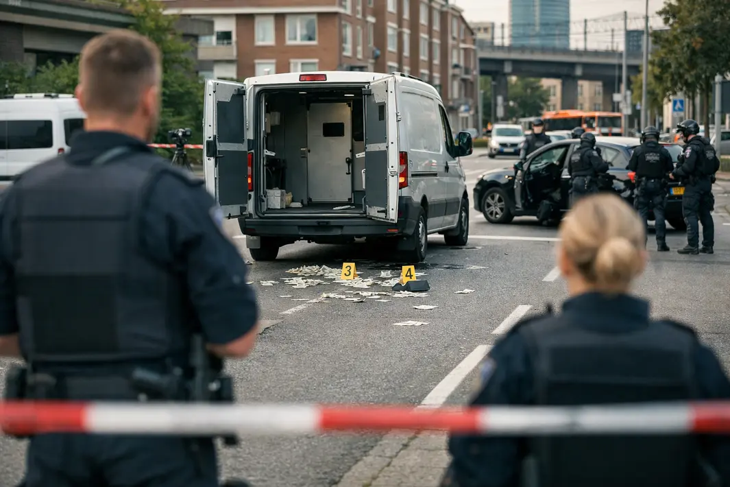 Politie zoekt na gewapende overval op geldtransport in Rotterdam-Kralingen