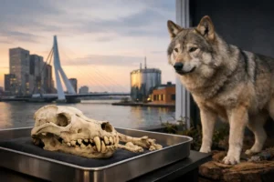 Resten van wolf Bram mogelijk naar museum in Rotterdam
