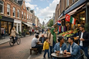 Van klassieke winkelstraat naar multicultureel winkelgebied in het Oude Noorden
