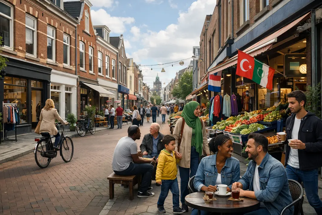 Van klassieke winkelstraat naar multicultureel winkelgebied in het Oude Noorden