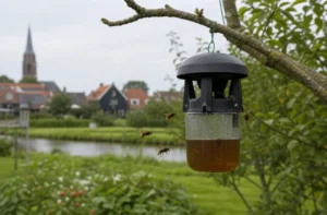 Inzet van lokstof in vallen tegen opkomst Aziatische hoornaar in regio