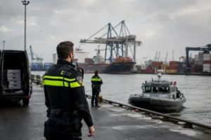 Politie in de haven meer bezig met internationale spanningen en nieuwe vormen van criminaliteit
