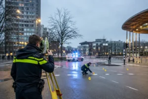 Politie start reconstructie rondom fatale schietpartij op Kralingseplein